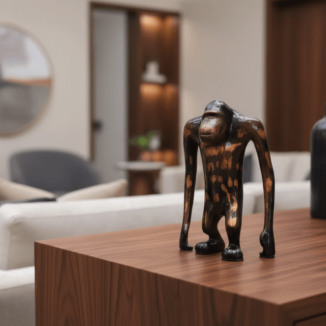 The Handsome Ape Resin Statue - Palatium Lux