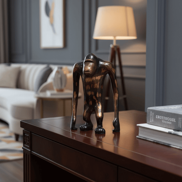 The Handsome Ape Resin Statue - Palatium Lux