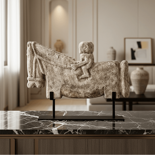 The Horseman of Antiquity statue - Palatium Lux