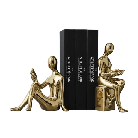 The Reader’s Muse Bookends Set of 2 statue - Palatium Lux