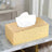 The Refined Leather Tissue Holder Golden Floral leather - Palatium Lux