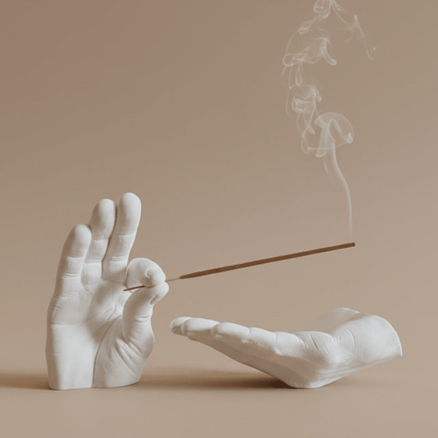 The Serenity Hands Incense Holder statue - Palatium Lux