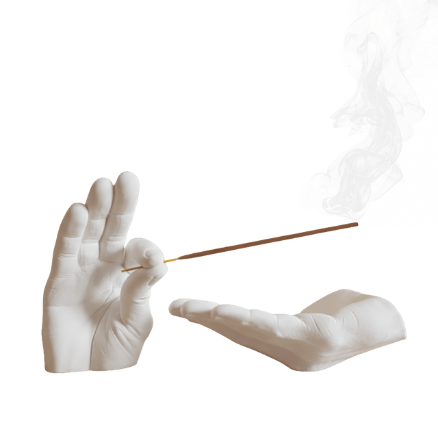 The Serenity Hands Incense Holder statue - Palatium Lux