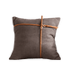 The Signature Leather Belt Pillow Cover pillow covers - Palatium Lux
