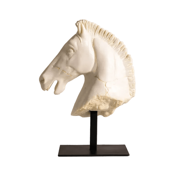 Titan Steed Resin Horse Head Statue statue - Palatium Lux