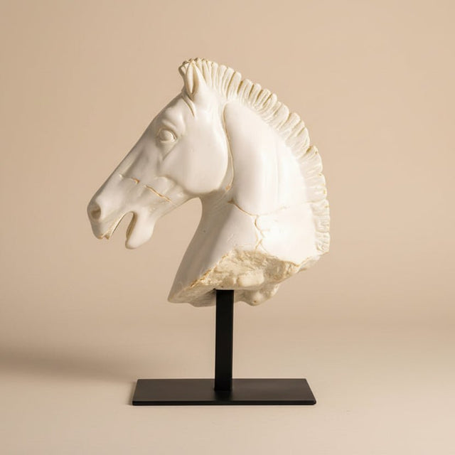 Titan Steed Resin Horse Head Statue statue - Palatium Lux