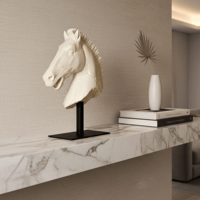 Titan Steed Resin Horse Head Statue statue - Palatium Lux