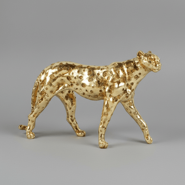 Veloro Cheetah Resin Statue statue - Palatium Lux