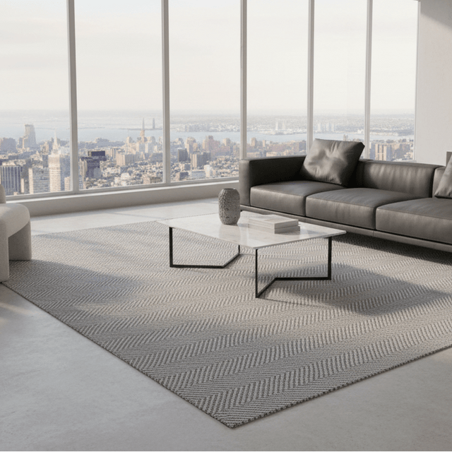 Verona Mist Handwoven Wool Rug - 5 x 8 Rugs - Palatium Lux