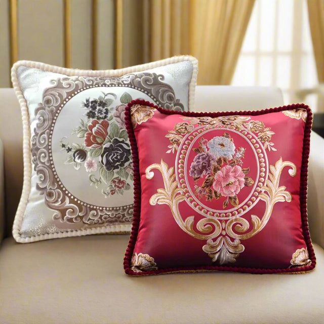 Vintage Rose Palace Pillow Cover pillow covers - Palatium Lux