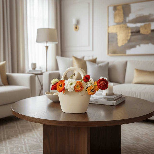 Vogue Blooms Ceramic Vase Vase - Palatium Lux