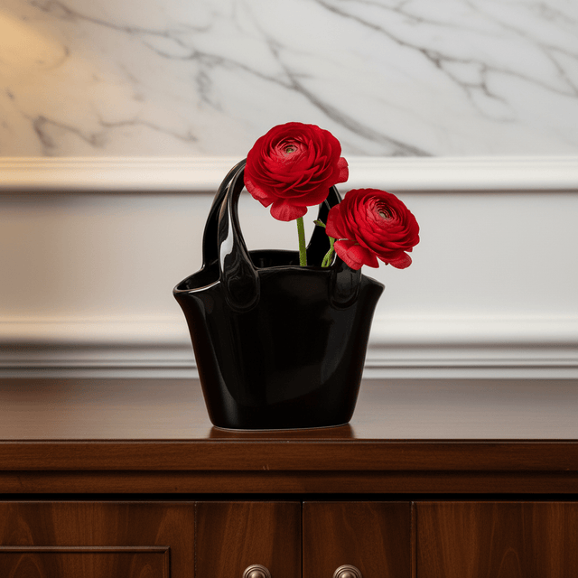 Vogue Blooms Ceramic Vase Vase - Palatium Lux