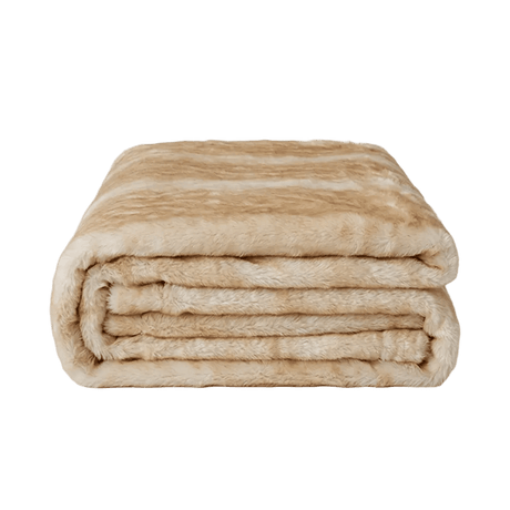 Warm Maison Faux Fur Throw blanket - Palatium Lux