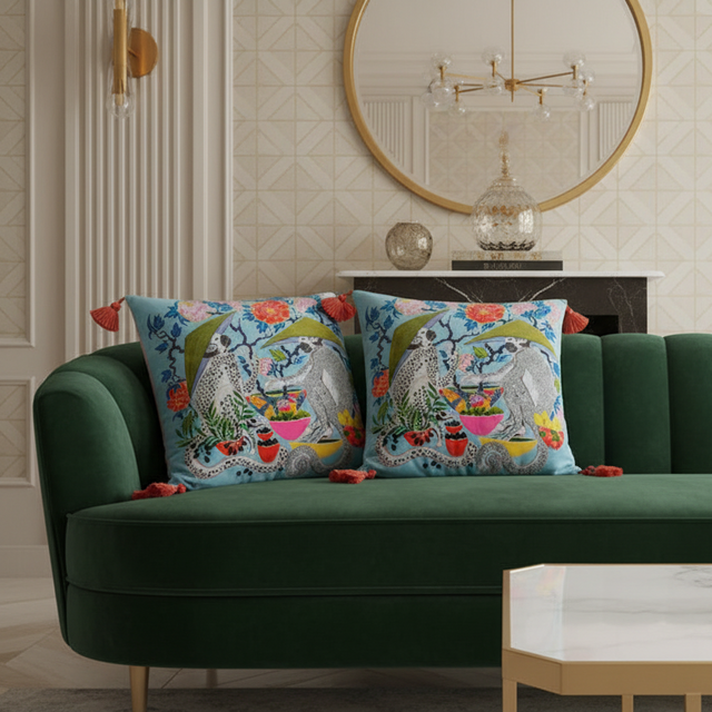 Monkey Business Pillow Covers