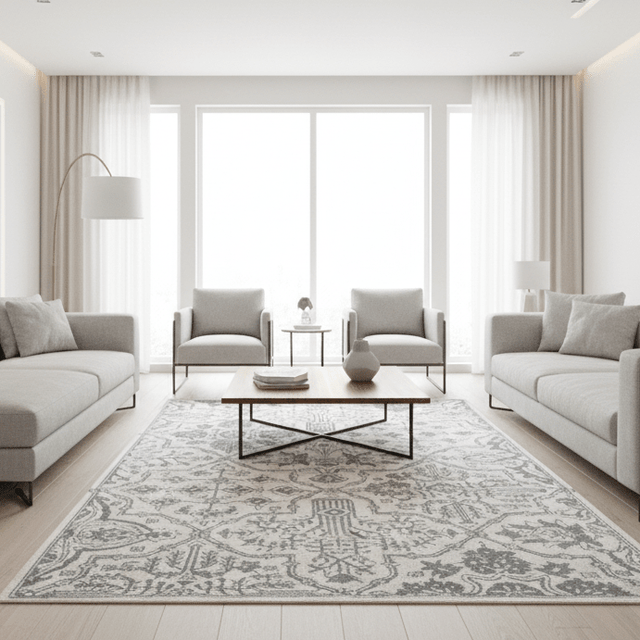 Whitmoor Hand Tufted Wool Rug - 5 x 8 Rugs - Palatium Lux