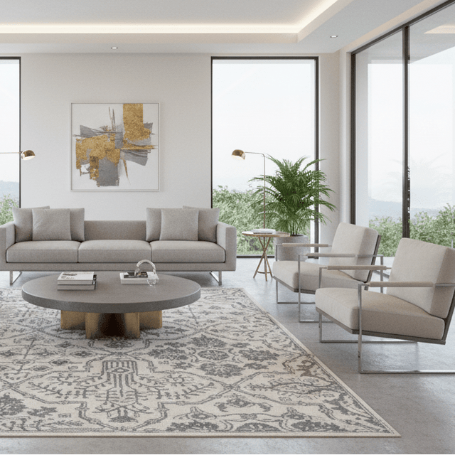 Whitmoor Hand Tufted Wool Rug - 5 x 8 Rugs - Palatium Lux