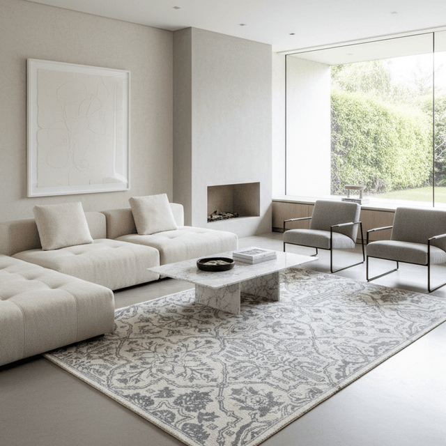 Whitmoor Hand Tufted Wool Rug - 5 x 8 Rugs - Palatium Lux