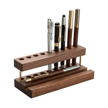 Willow Wood Pen Holder tray - Palatium Lux