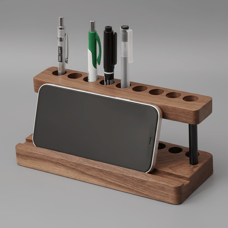 Willow Wood Pen Holder tray - Palatium Lux