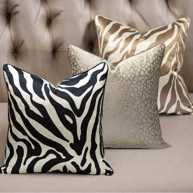 Zebra Lavish Pillow Covers Pillow Cover - Palatium Lux
