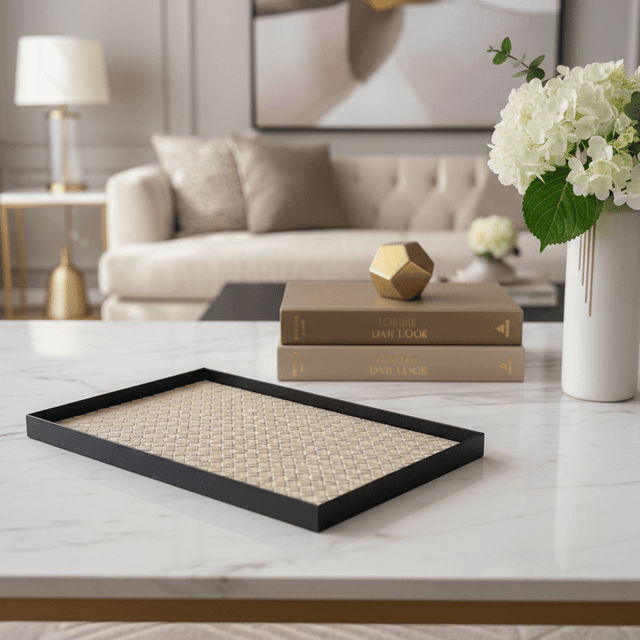 Zenia Leather Display Tray - Palatium Lux
