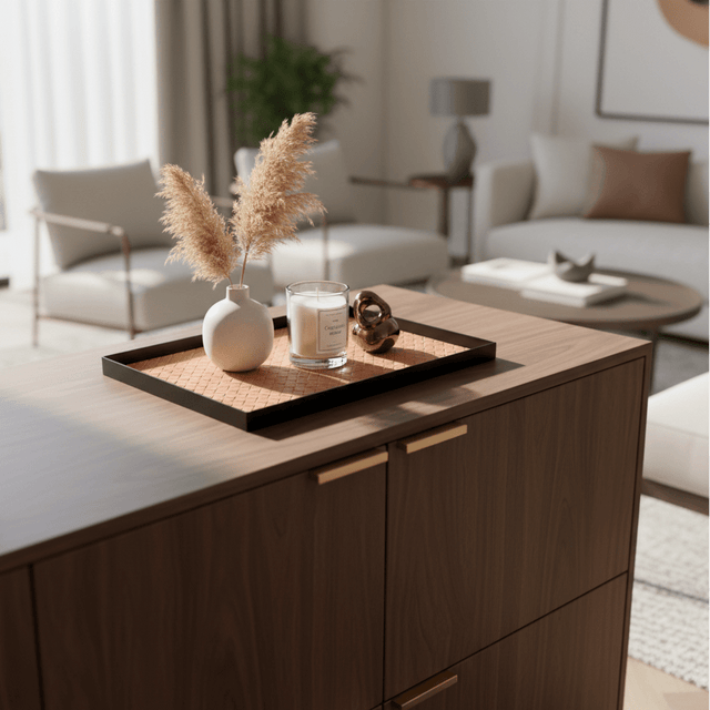 Zenia Leather Display Tray - Palatium Lux