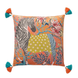 Zesty Orange Zebra Pillow Cover pillow covers - Palatium Lux