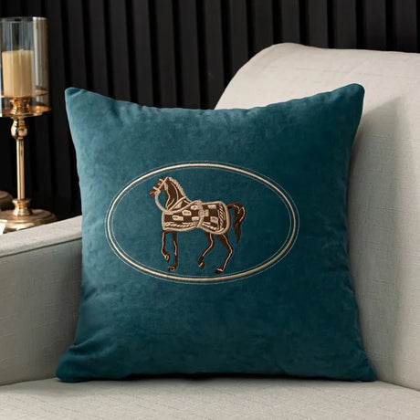 American Embroidered Horse 45CMX45CM - Palatium Lux