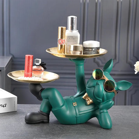 Cool Bulldog Butler Resin Tray - Palatium Lux