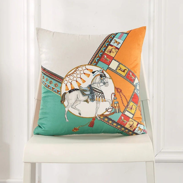 Horse Pillow Cover 45cmX45cm - Palatium Lux