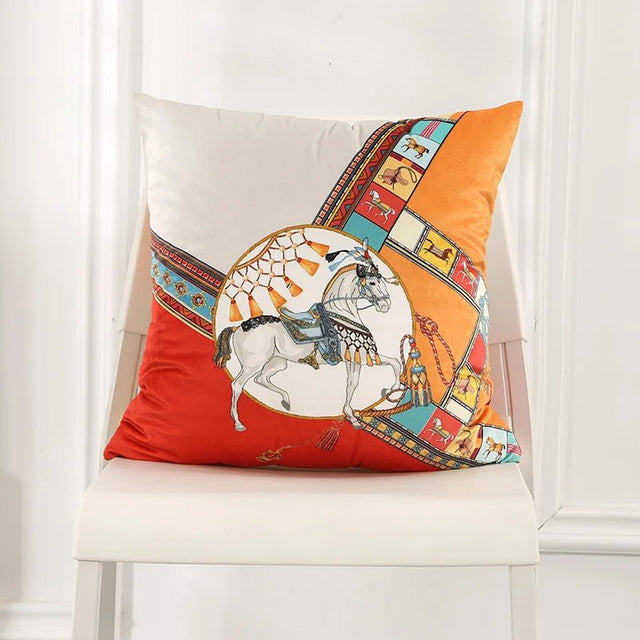 Horse Pillow Cover 45cmX45cm - Palatium Lux