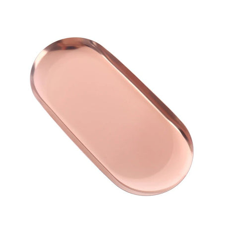 Shine Stainless Steel Tray Rose Gold tray - Palatium Lux