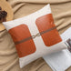 Leather-Buckled Horse Pillow Cover Square Leather pillow covers - Palatium Lux