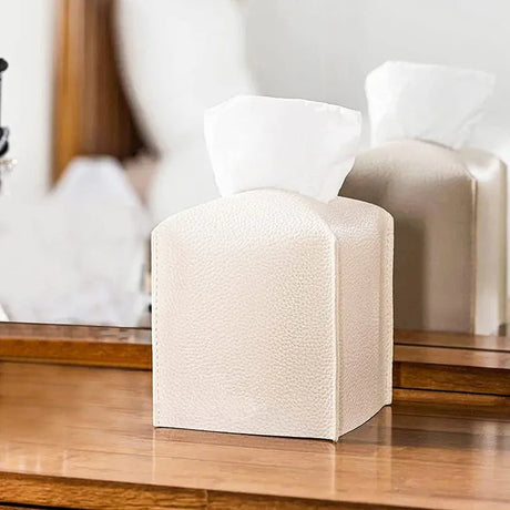 Leather Tissue Holder - Palatium Lux