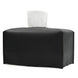 Pristine Leather Tissue Holder Black L leather - Palatium Lux