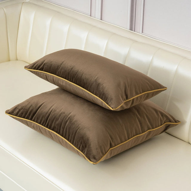 Magnifique Solid Velvet Pillow Covers - Palatium Lux