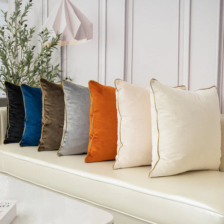 Magnifique Solid Velvet Pillow Covers - Palatium Lux