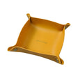 Key Essentials Leather Tray Mustard / (Small) 15x15CM leather - Palatium Lux