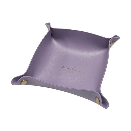 Key Essentials Leather Tray Lavender / (Small) 15x15CM leather - Palatium Lux