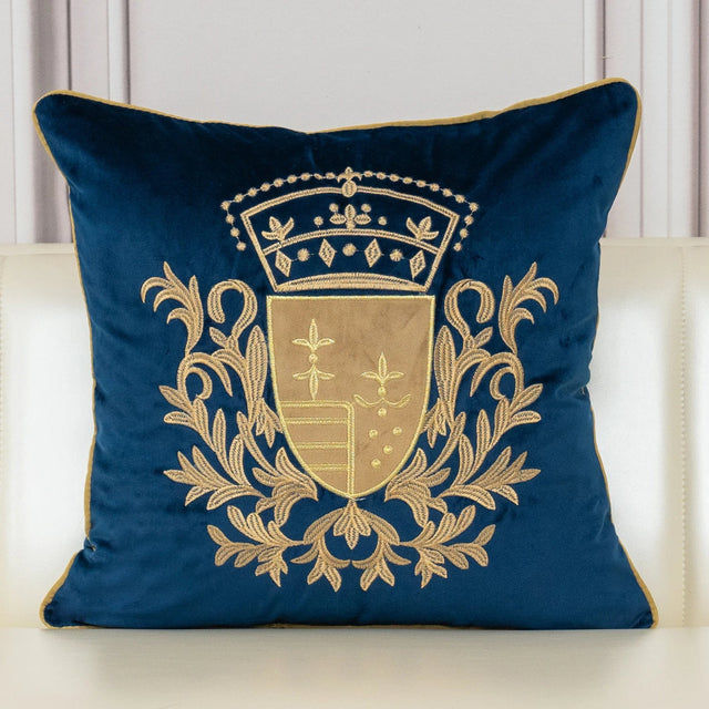 Royal Luxury Embroidery Velvet Pillow Cover - Palatium Lux