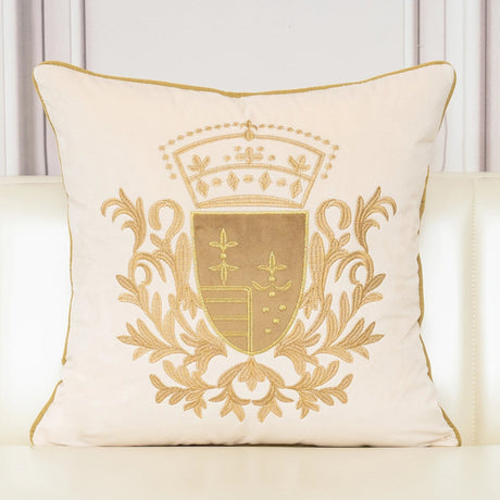 Royal Luxury Embroidery Velvet Pillow Cover - Palatium Lux