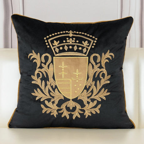 Royal Luxury Embroidery Velvet Pillow Cover - Palatium Lux