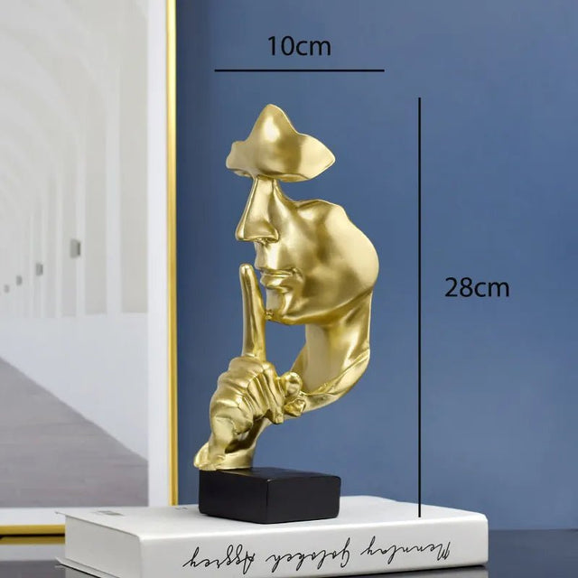 Silence Is Golden - Resin Statue - Palatium Lux