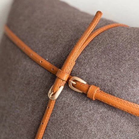 The Leather Belt Pillow Cover - 45CMx45CM - Palatium Lux